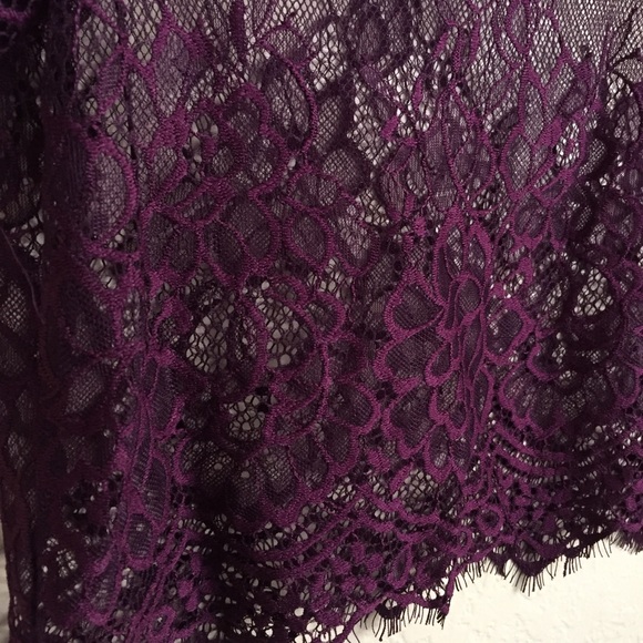 NWT 🚺 Two Piece Purple Lace Set - Picture 4 of 6